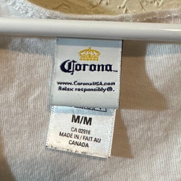NWOT Corona Extra Men's Graphic Tank Top - Picture 2 of 3
